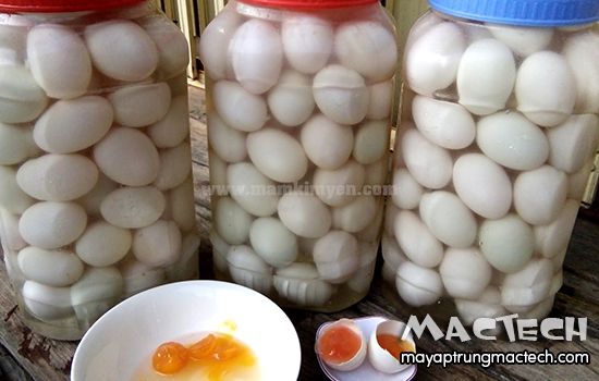 Trứng vịt muối để được bao lâu