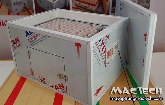 Máy ấp trứng vỏ nhôm