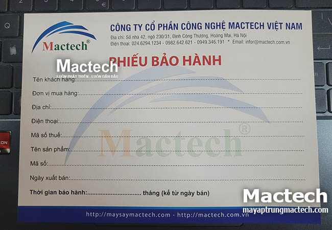 Giấy bảo hành